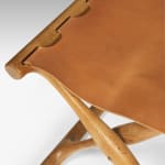 Poul Hundevad, Guldhof Folding stool, 1950's