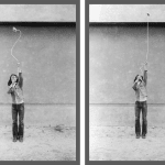 Keiji UEMATSU, Stone / Rope / Man VIII, 1974