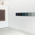 Gwen Hardie, 05.20.21 muted pale pink on raw umber, 2021