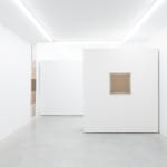 Gwen Hardie, 05.20.21 muted pale pink on raw umber, 2021