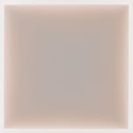 Gwen Hardie, 05.20.21 muted pale pink on raw umber, 2021