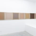 Gwen Hardie, 05.20.21 muted pale pink on raw umber, 2021