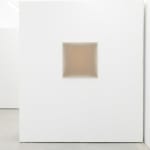Gwen Hardie, 05.20.21 muted pale pink on raw umber, 2021