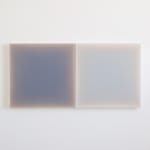 Gwen Hardie, 05.20.21 muted pale pink on raw umber, 2021