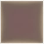 Gwen Hardie, 05.20.21 muted pale pink on raw umber, 2021