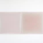 Gwen Hardie, 05.20.21 muted pale pink on raw umber, 2021