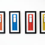 Stik, Stik The Big Issue Signed Full Suite (Red, Blue, Orange, Yellow) Standing Figures