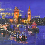 Mike Bernard, Looking Across to Westminster at Night