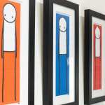 Stik, Stik The Big Issue Signed Full Suite (Red, Blue, Orange, Yellow) Standing Figures