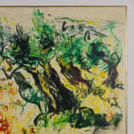 Affandi, Landscape with a House, a Crow and a Dog, 1951