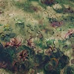 Affandi, Landscape with a House, a Crow and a Dog, 1951