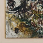 Affandi, Landscape with a House, a Crow and a Dog, 1951