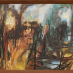 A.D. Pirous, Fishing Village, 1964