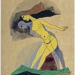 Maqbool Fida Husain, M Two, Circa 1970