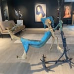 DIRK DE KEYZER, FOXTROT UNIVERSELLE op bol op lange houten sokkel