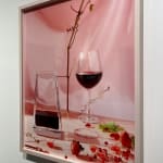 art, photography, commercial, staged, print, pink, whine, red, green, grape, strawberry, pastel
