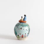 Hermannsburg Potters, Judith Pungarta Inkamala – Kwatja Walhama (Swimming in the Water), 2025