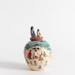 Hermannsburg Potters, Judith Pungarta Inkamala – Kwatja Walhama (Swimming in the Water), 2025