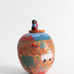 Hermannsburg Potters, Judith Pungarta Inkamala – Kwatja Walhama (Swimming in the Water), 2025