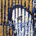 Hunt Slonem, 'Blue Streak' Unique Painting, 2022