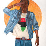 Troy Jones, 'Salute' Unique Oil Painting, 2023
