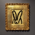 Hunt Slonem, 'Blue Streak' Unique Painting, 2022