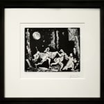 Pablo Picasso, Sur la plage II (trois nus)' Lithograph Print, 1921