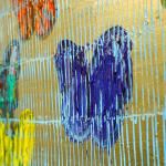 Hunt Slonem, 'Blue Streak' Unique Painting, 2022