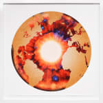 Marc Quinn, 'Iris' with Diamond Dust, Turquoise/Gold, 2020