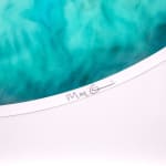 Marc Quinn, 'Iris' with Diamond Dust, Turquoise/Gold, 2020