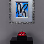 Hunt Slonem, 'Blue Streak' Unique Painting, 2022