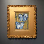 Hunt Slonem, 'Blue Streak' Unique Painting, 2022