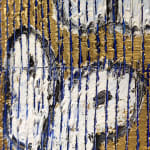 Hunt Slonem, 'Blue Streak' Unique Painting, 2022