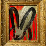 Hunt Slonem, 'Red Mist' Unique Painting, 2024
