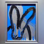 Hunt Slonem, 'Blue Streak' Unique Painting, 2022