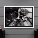 Christopher Makos, Archival Vintage 'Andy Warhol Row Boat' Photographic Print, 2020