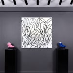 Hunt Slonem, 'Blue Streak' Unique Painting, 2022