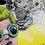 Hebru Brantley, 'Flying Duo - Batboy '66 and Sparrow '66' Set of two sculptures, 2022