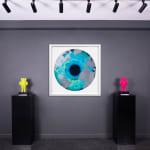 Marc Quinn, 'Iris' with Diamond Dust, Turquoise/Gold, 2020