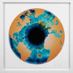 Marc Quinn, 'Iris' with Diamond Dust, Turquoise/Gold, 2020
