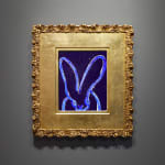 Hunt Slonem, 'Blue Streak' Unique Painting, 2022