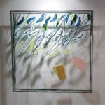 Fabienne Decornet, glass, glass art, glass sculpture, installation art, wall sculpture, wall art, contemporary art, interior design, art decoration, Art Thema, Art Thema Gallery, SMART, SMART Aix