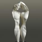 gaylord ho, we two, couple, love, couple sculpture, human sculpture, figurative sculpture, marble sculpture, sculpture art, monumental sculpture, garden sculpture, interior design, garden design, art thema heyi, belgium art gallery