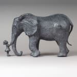 sophie verger, sculpture, bronze, éléphants, famille d'éléphants, 4 éléphants, acrobaties, l'un sur l'autre, humour, rigolo, tendre, art thema, artthema, galerie, belgique, france, smart, aix, art thema