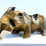 Gold ox, Taureaux, bull, bronze sculpture, so du sud, Art Thema Gallery, Art thema, baldini art thema, art thema arles, arles gallery, Brussels