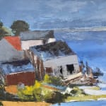 paysage, bleu, tableau bleu, décoration, bleue, bleu méditérranée, france, expressionisme, peinture à l'huile, daufin, école de paris, huile sur toile, art thema, bleu de daufin, peinture daufin, décoration intérieur, collection d'art, investissement en art, leasing d'oeuvres d'art, carry-le-rouet, marseille, art carry