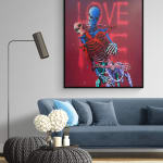 art thema, brusk, dmv, da mental vaporz, artist, street art, urban art, street artist, urban artist, queen, skull, crown, pray, praying, squelton, art investment, art leasing, interior decoration, arty decoration, trendy artist,