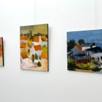 Paesaggio, blu, quadro blu, decorazione, blu, blu Mediterraneo, Francia, espressionismo, pittura a olio, Daufin, scuola di Parigi, olio su tela, Art Thema, blu di Daufin, pittura Daufin, decorazione d'interni, collezione d'arte, investimento in arte, leasing di opere d'arte, Carry-le-Rouet, Marsiglia, arte Carry