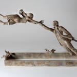 miroir des amours, rené julien, sculpture, bronze, art thema, heyi gallery