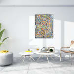 Giro, painting, acrylic, colorful, abstract painting, art thema heyi gallery, art, brussels